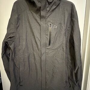 Like New Paradox Outdoor Men's Charcoal Lined & Hooded Full Zip Jacket, Sz Large
